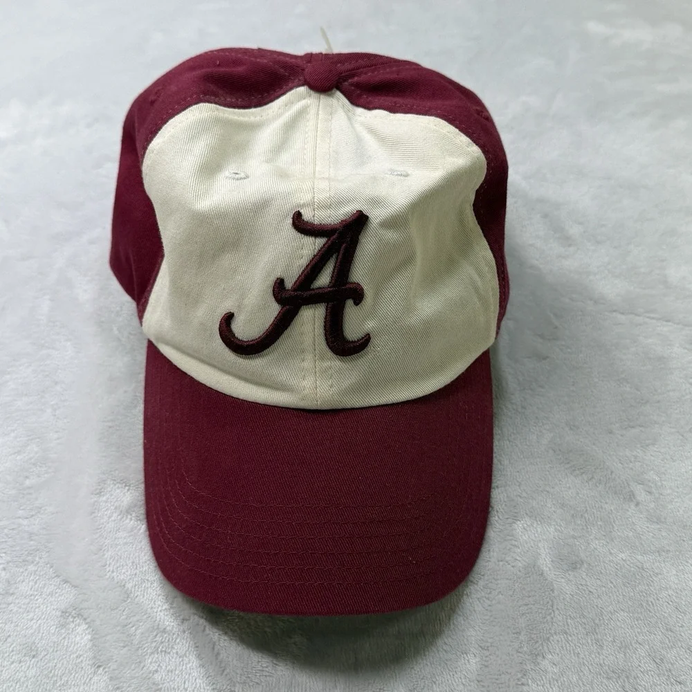 Deadstock Vintage Alabama Crimson‎ Tide Twins Enterprise Strapback Hat 90s